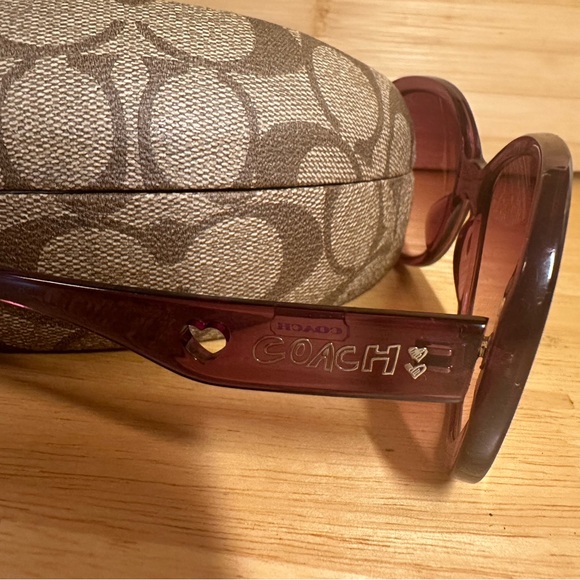 Coach Sunglasses - Purple Sunglasses - Picture 6 of 7